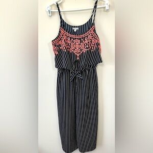 Pin Striped Pants Romper size Small